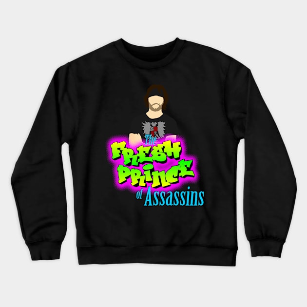 Fresh Prince of Assassins - Seth Tylors QWA Crewneck Sweatshirt by ChewfactorCreative